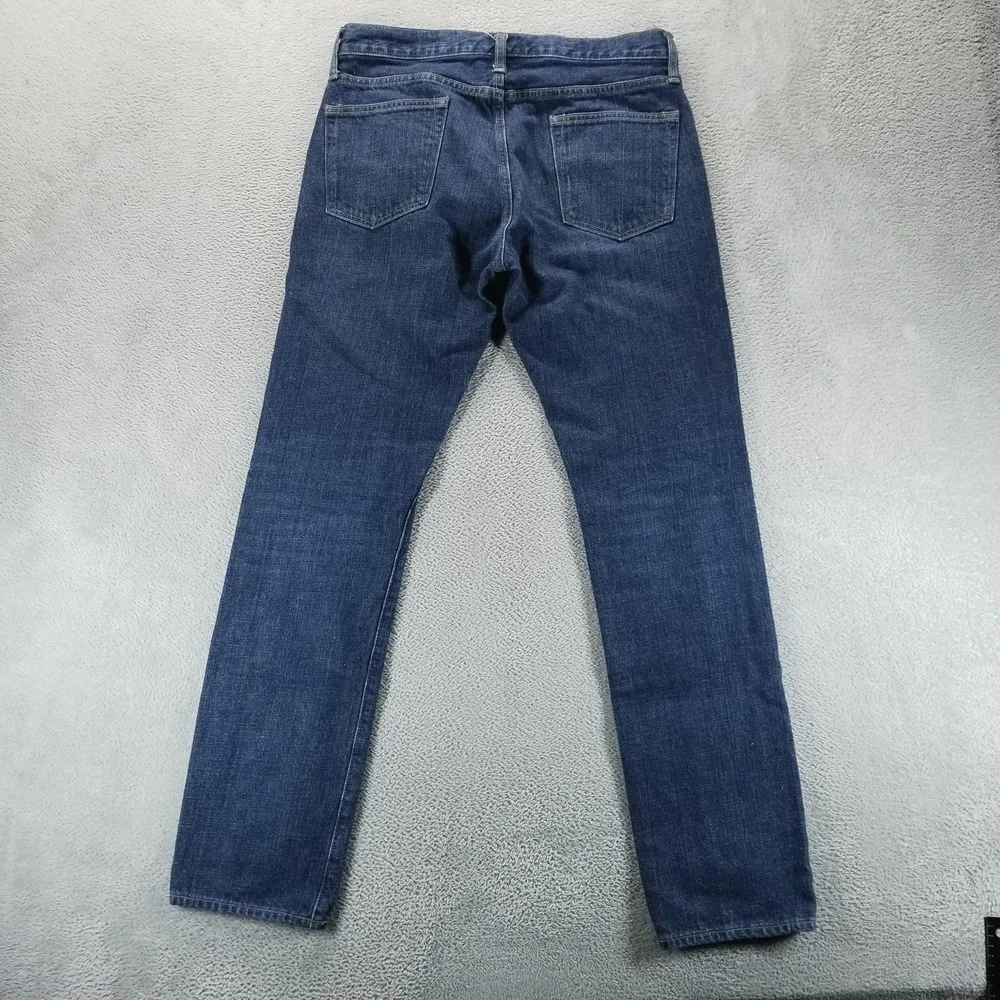 J Crew Jeans Mens 30x32 Blue 770 Regular Straight Dark Wash‎ Comfort Denim